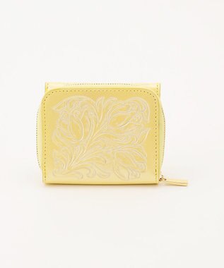 GRACE CONTINENTAL Zipper Wallet イエロー