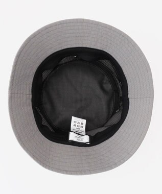 J.PRESS YORK STREET 【UNISEX】ロゴ刺繍バケットハット グレー系