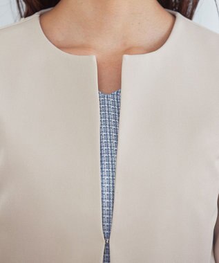 Tiaclasse 【新色追加・洗える】タックポケットジャレロ ベージュ