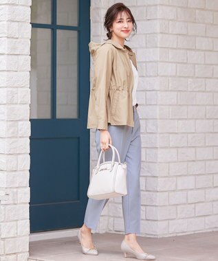 ANY SIS S 【WEB・一部店舗限定】ドロスト マウンテン パーカー ベージュ