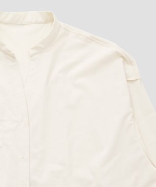 San-ai Resort（三愛水着楽園） ★新色ブラック×ライトグレー入荷【UPF50＋】シャツ・ショートパンツ付き４点セット　9M・11L　【San-ai Resort（サンアイリゾート）】 ホワイト×ライトグレー