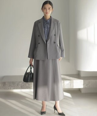 組曲 S シュットクロス ジャケット グレー系