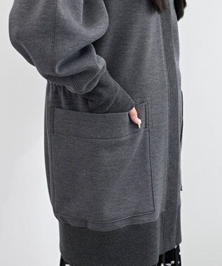 FORFORMO Round Sleeve Cardigan ラウンドスリーブカーディガン チャコールグレー