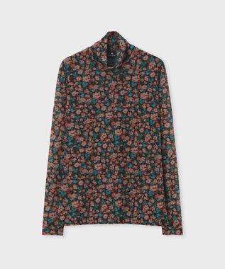 Paul Smith Tea Floral ハイネック トップス ブラック