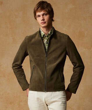 JOSEPH ABBOUD 【キングサイズ】リバティプリント シャツ ライトグリーン系5