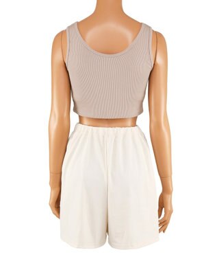 San-ai Resort（三愛水着楽園） ★新色ブラック×ライトグレー入荷【UPF50＋】シャツ・ショートパンツ付き４点セット　9M・11L　【San-ai Resort（サンアイリゾート）】 ホワイト×ライトグレー