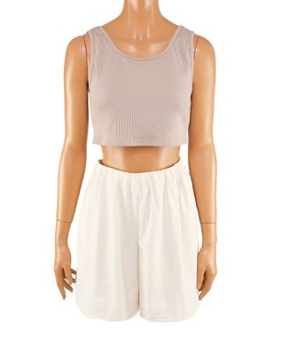 San-ai Resort（三愛水着楽園） ★新色ブラック×ライトグレー入荷【UPF50＋】シャツ・ショートパンツ付き４点セット　9M・11L　【San-ai Resort（サンアイリゾート）】 ホワイト×ライトグレー