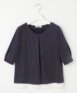 J.PRESS LADIES 【WEB限定】レイヤード カットソー ネイビー系1