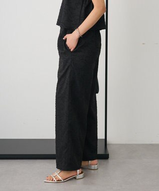 CRAFT STANDARD BOUTIQUE カットジャガードパンツ Black