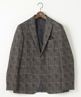 JOSEPH ABBOUD 【キングサイズ・ストレッチ】フランネルジャージ ジャケット カーキ系4