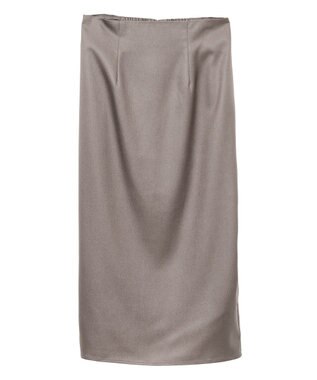 YECCA VECCA シャイニーロングスカート Mocha