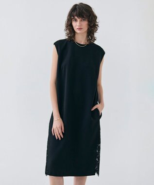 BEIGE， KALMIA / バックファスナーレースドレス Black