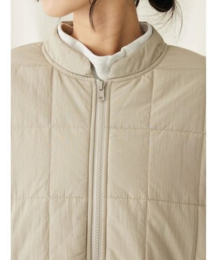 CRAFT STANDARD BOUTIQUE 蓄熱 スクエアキルトブルゾン Beige