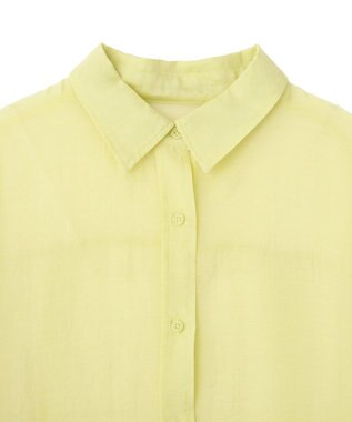 earth music&ecology シアーシャツ Yellow