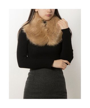 UNBILLION カシュネ cache nez / フェイクファーティペット キャメル