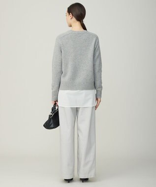 ICB 【先行予約】コットンカラーデニム カーブパンツ ライトグレー