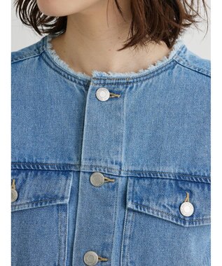 Green Parks ・ＳＵＧＡＲ　ＳＰＯＯＮ　ノーカラーＧジャン Light Indigo