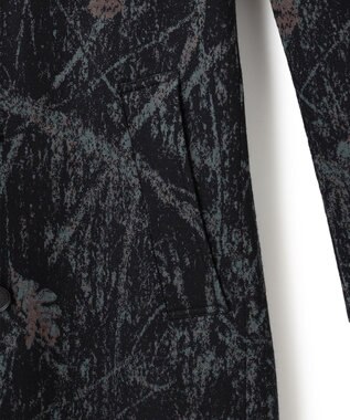 JOSEPH HOMME フォレストジャガード　チェスターコート ブラック系3