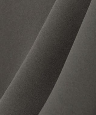 ICB 【接触冷感・UVケア・防シワ・洗える】エステルダブルクロス ラッフルスリーブワンピース グレー系