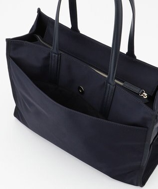 TOCCA SIDE RIBBON NYLONTOTE バッグ ネイビー系