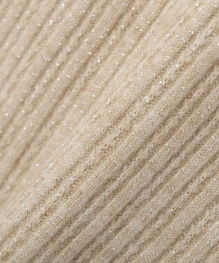 earth music&ecology チェーンリブラメカットソー Beige