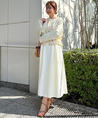 UNFILO フクレジャガード ボリュームスカート オフ