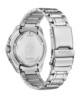CITIZEN 【200m潜水用防水】機能性とカラーリングにこだわった本格ダイバーズウオッチ シルバー