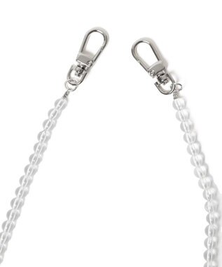 WEGO くしゅくしゅビーズストラップ ホワイト