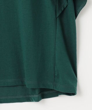 ANY 【接触冷感/UVケア/シワになりにくい】フレアスリーブ TブラウスⅡ グリーン