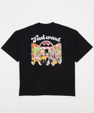 WEGO 【ユニセックス着用ITEM/MLサイズ展開】別注NEWJACKグラフィックT（SS） ブラック