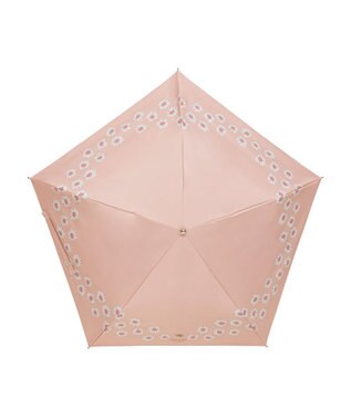 MOONBAT 【 遮光率100％/遮熱/UV】PAUL&JOE ACCESSOIRES(ポール&ジョー) 晴雨兼用日傘  Lovely daisy  クリザンテーム ヌネット 折りたたみ傘 竹手元 ピーチ