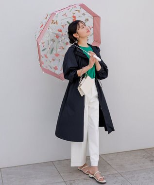 ANY SIS 【WEB限定】Plantica×Wpc.コラボ フラワー 長傘 ピンク系