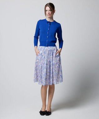 TOCCA 【洗える】BOW TIE KNIT カーディガン ブルー系