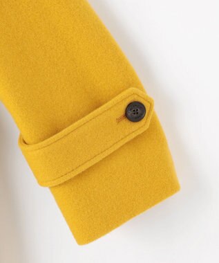 J.PRESS LADIES L Jackal ソフトメルトン ダッフル コート イエロー系