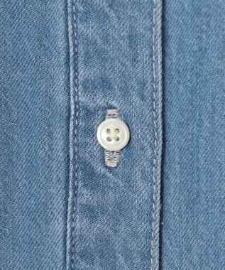 J.PRESS LADIES デニム シャツ ブリーチ系