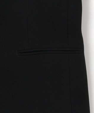 23区 トリアセダブルジョーゼット ジャケット ブラック系