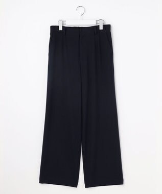 J.PRESS LADIES SOFTサーモ2way ストレート パンツ ネイビー系