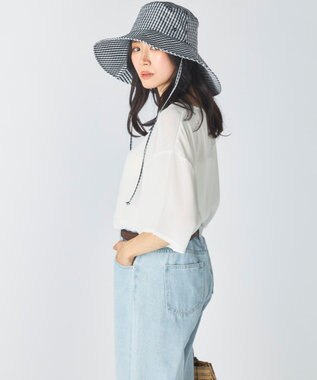 OP／FILA 【Ocean Pacific】シアーオーバーサイズTシャツ ホワイト