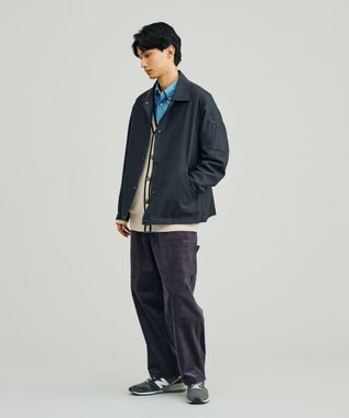 J.PRESS YORK STREET 【UNISEX】ウールライク MA-1コーチジャケット グレー系