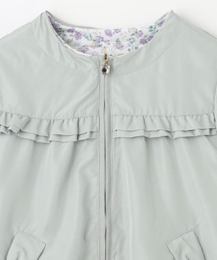 ANY KIDS フード取り外し リバーシブル ブルゾン ミント