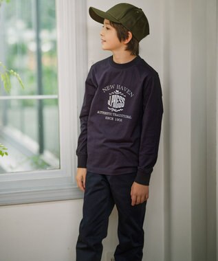 J.PRESS KIDS 【140-170cm】フロントロゴ カットソー ネイビー系