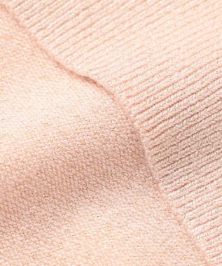 23区 S 【APPLAUDIR】コンパクト ドルマンスリーブ ラメカーディガン チークピンク