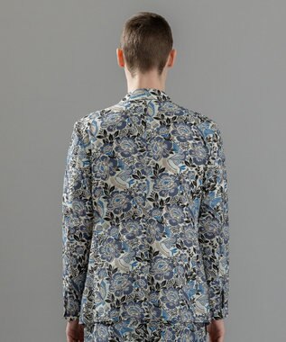 JOSEPH HOMME 新型・新柄【洗える/ストレッチ/シワになりにくい】クールドッツストレッチ メキシカンプリント ジャケット ホワイト系5