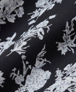 earth music&ecology フラワーアシメティアードスカート Black