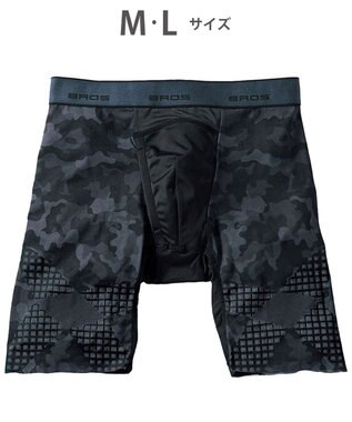 WACOAL MEN 【クロスウォーカー】 はいて歩いてカロリー消費アップをめざそう！ ムレ軽減設計 ロング丈 前開き GX6006 /ブロス バイ ワコールメン