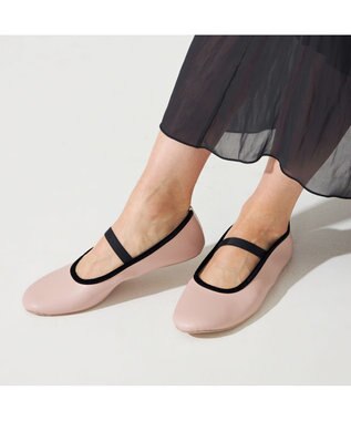 Chacott コンパクトバレエシューズ グレイッシュローズ