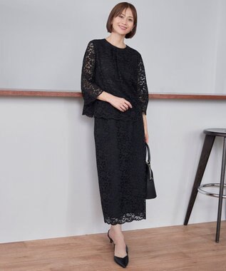 セットアップ対応・洗える】フルールスカラレース スカート / 自由区 S