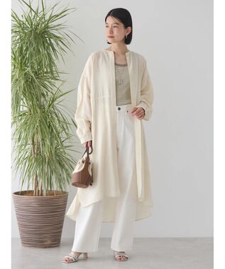 AMERICAN HOLIC 針抜きテレコボーダータンクトップ Yellow