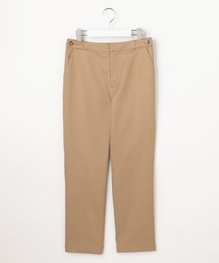 J.PRESS LADIES L 【WEB限定カラーあり】TCシャンブレーサテンST テーパード パンツ キャメル系