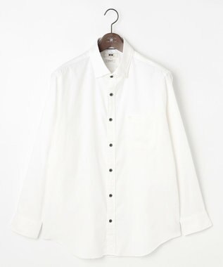 JOSEPH ABBOUD 【キングサイズ・オリジナルオーガニック使用】JOE COTTON ストレッチオックス シャツ ホワイト系